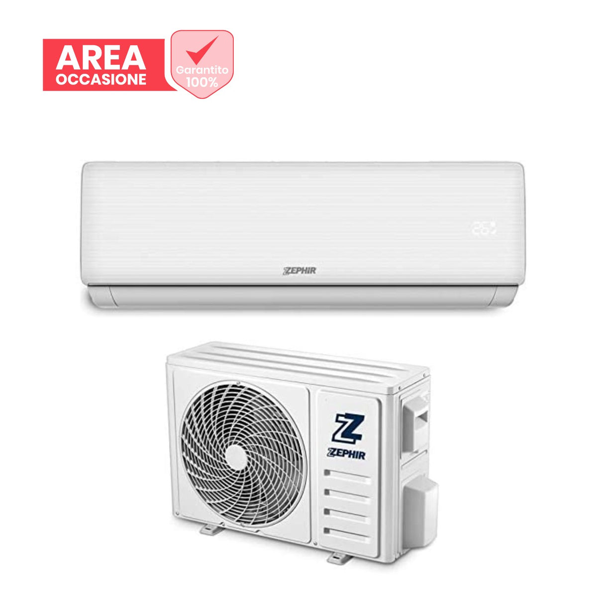 zephir area occasioni climatizzatore condizionatore zephir inverter serie advance 9000 btu ztq9000 r 32 classe aa