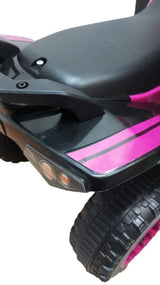 easycomfort area occasioni 2420 easycomfort mini quad per bambini 18 36 mesi a spinta manuale con musiche integrate in pp e metallo 67 5x38x44 cm rosa