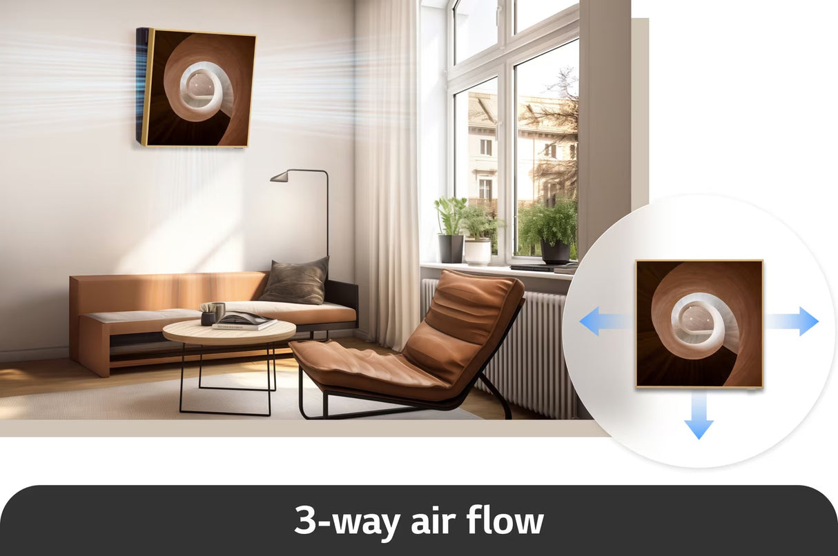 lg climatizzatore condizionatore lg dual split inverter serie artcool gallery 912 con mu2r17 r 32 wi fi optional 900012000 ean 8059657014214