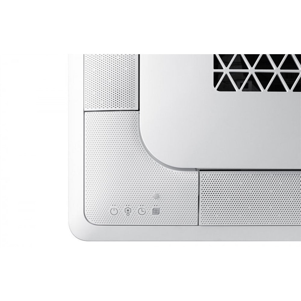 samsung climatizzatore condizionatore samsung mini cassetta 4 vie windfree 12000 btu ac035nnndkh r 410 wi fi optional con telecomando wireless e pannello incluso