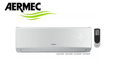 aermec climatizzatore condizionatore aermec inverter serie slg 12000 btu slg350w r 32 classe a wi fi optional ean 8023979213792