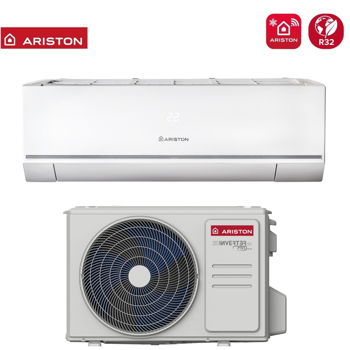 ariston climatizzatore condizionatore ariston inverter serie nevis 25 9000 btu classe a ean 6924362745161