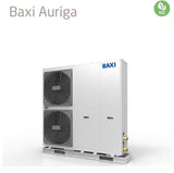 baxi pompa di calore aria acqua monoblocco inverter baxi auriga 12t r 32 trifase a7749310 con pannello di comando remoto incluso