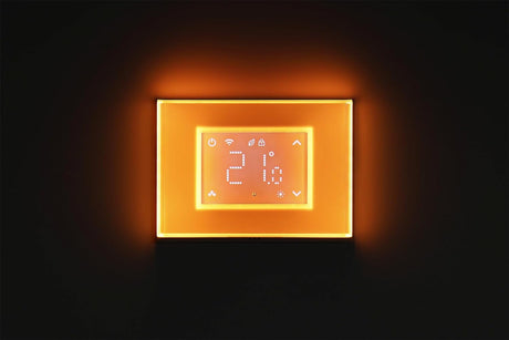 beghelli cronotermostato smart beghelli dom e con display touch e placca luminosa wi fi