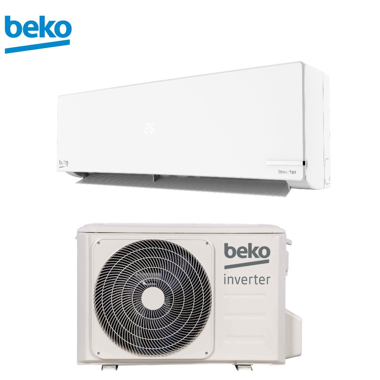 beko climatizzatore condizionatore beko inverter 9000 btu beupc090 beupc091 r 32 classe aa ean 8028693852111