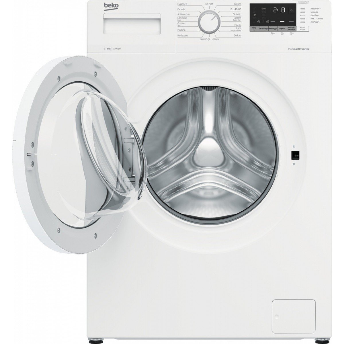 beko lavatrice a carica frontale beko 8 kg 1200 giri wux81232wiit classe c ean 8690842376191