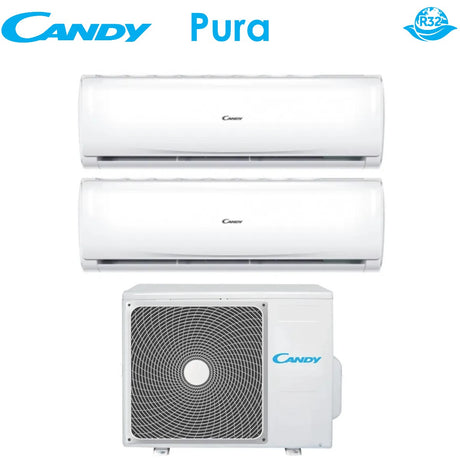 candy climatizzatore condizionatore candy dual split inverter serie pura 912 con cy 2t14aout r 32 wi fi integrato 900012000