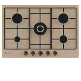 candy piano cottura a gas candy chw7av4wgt 5 fuochi l745xp51 acciaio inox sabbia ean 8016361997820