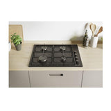 candy piano cottura candy chw6lbb 4 fuochi l595xp51 pannello comandi laterale nero ean 8016361966932