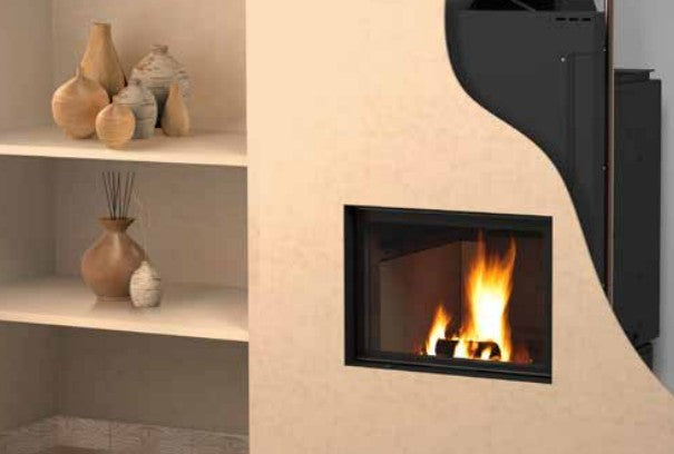 ctm termocamino a legna ctm basic eco 24 con scambiatore full link