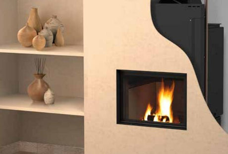 ctm termocamino a legna ctm basic eco 24 con scambiatore full link