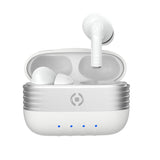 cuffie auricolari buetooth celly slim1 colore bianco custodia di ricarica rigida usb c