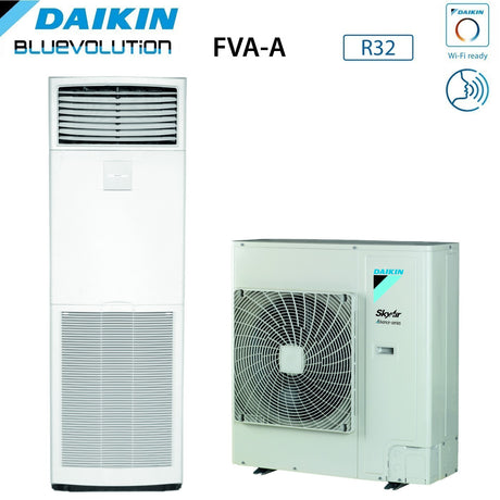 daikin climatizzatore condizionatore daikin bluevolution a colonna 36000 btu fva100a rzasg100mv1 monofase r 32 wi fi optional classe aa