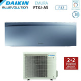 daikin climatizzatore condizionatore daikin bluevolution inverter serie emura silver iii 15000 btu ftxj42as r 32 wi fi integrato classe a garanzia italiana novita