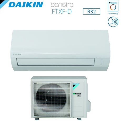 daikin climatizzatore condizionatore daikin inverter serie ecoplus sensira 9000 btu ftxf25cd r 32 wi fi optional classe a ean 4548848644537
