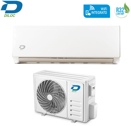 diloc climatizzatore condizionatore inverter diloc serie oasi 12000 btu d.oasi12 a wi fi integrato alexa google home novita ean 8059657002754