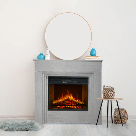 divina fire camino elettrico da terra divine fire bellini effetto cemento