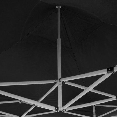 divina garden gazebo richiudibile pieghevole 3 x 3 nero ricoperto in pvc impermeabile ean 8059591736425