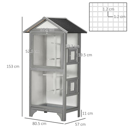 immagine-2-easycomfort-area-occasioni-easycomfort-voliera-per-uccelli-da-esterno-in-legno-di-abete-80-5x57x158-5cm-grigio-chiaro