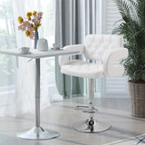 easycomfort easycomfort sgabello alto da bar con schienale e braccioli regolabile girevole ean 8054144130910