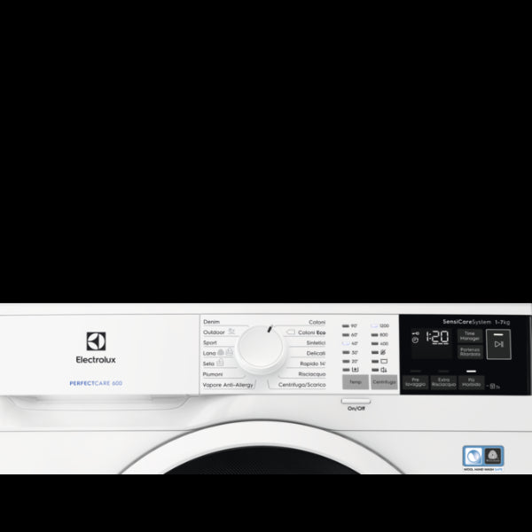 electrolux lavatrice slim a carica frontale electrolux 7 kg 1200 giri perfect care 600 ew6s472w classe f ean 7332543657537