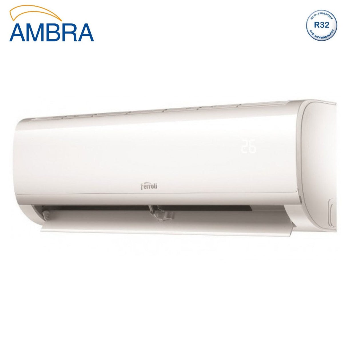 ferroli climatizzatore condizionatore ferroli trial split inverter serie ambra m 7712 con 27 3 r 32 wi fi integrato 7000700012000 novita