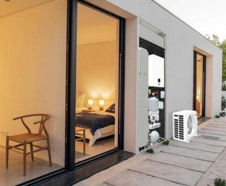 ferroli pompa di calore reversibile aria acqua inverter per installazione splittata ferroli omnia s in 3.2 04 r 32 con comando incluso