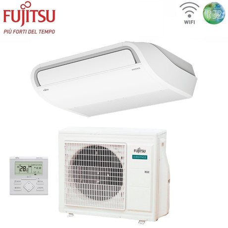 fujitsu climatizzatore condizionatore fujitsu inverter soffitto serie eco kr 18000 btu abyg18krta aoyg18kata r 32 3ngf83075 wi fi optional classe aa con filocomando di serie