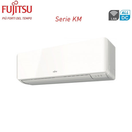 fujitsu climatizzatore condizionatore fujitsu trial split inverter serie km 9918 con aoyg30kbta4 r 32 wi fi optional 9000900018000 novita