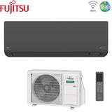 fujitsu condizionatore fujitsu kj black 14000 btu aseh14kjcalb r 32 wi fi integrato