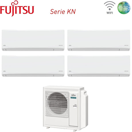 fujitsu condizionatore fujitsu quadri split inverter kn airstage 99912 con aoeg30kbta4 r 32 wi fi integrato