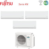 fujitsu condizionatore fujitsu trial split inverter kn airstage 7712 con aoeg18kbca3 r 32 wi fi integrato