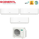 general fujitsu condizionatore trial split general fujitsu standard km 71214 con aohg24kbta3 r 32 wi fi integrato