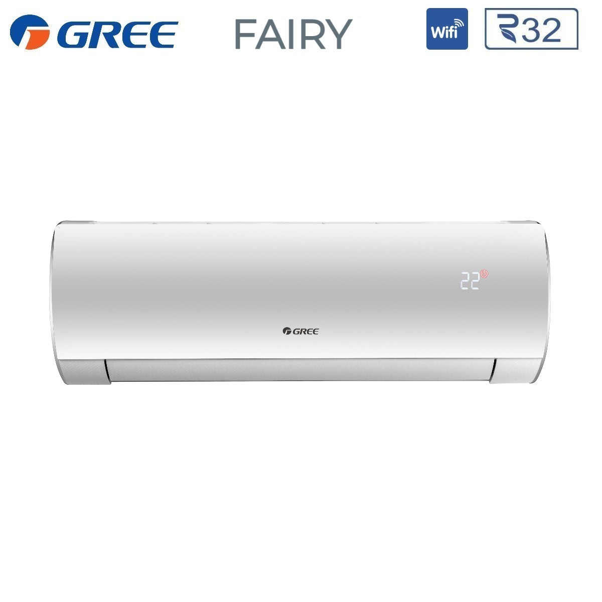 gree climatizzatore condizionatore gree dual split inverter serie fairy 1212 con gwhd18nk6oo r 32 wi fi integrato 1200012000