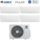 gree climatizzatore condizionatore gree quadri split inverter serie pular 77712 con gwhd28nk6oo r 32 wi fi integrato 70007000700012000