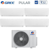 gree climatizzatore condizionatore gree quadri split inverter serie pular 791218 con gwhd36nk6oo r 32 wi fi integrato 700090001200018000