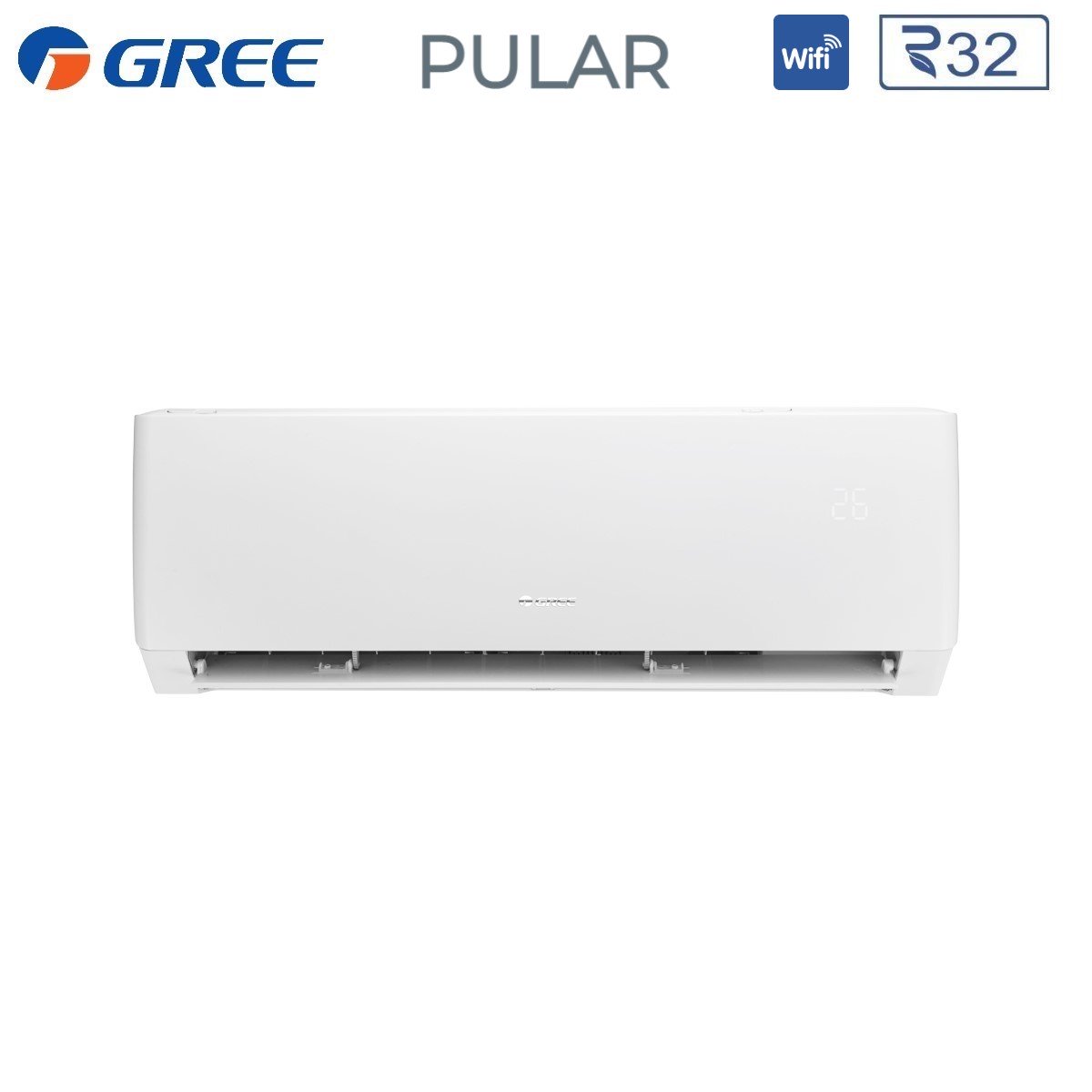gree climatizzatore condizionatore gree trial split inverter serie pular 71224 con gwhd36nk6oo r 32 wi fi integrato 70001200024000