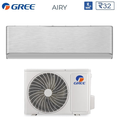 gree condizionatore gree airy silver 18000 btu gwh18avdxe k6dna1ai r 32 wi fi integrato