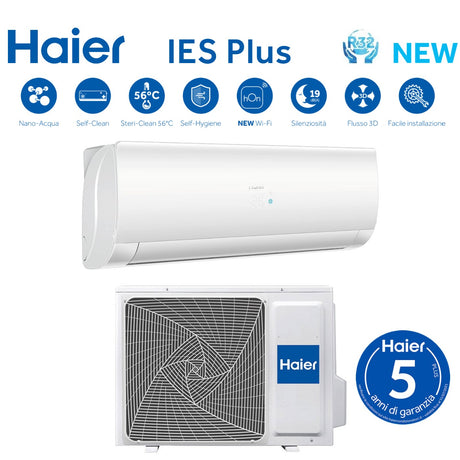 haier climatizzatore condizionatore haier inverter serie ies plus 18000 btu as50s2sf2fa 3 r 32 wi fi integrato classe aa ean 8059657002655