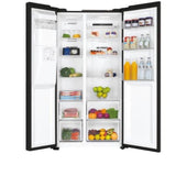 haier frigorifero side by side haier hsobpif9183 515 litri classe energetica f a1.775xl908xp659 no frost americano serie 3 nero ean 6901018079702