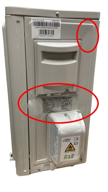 hisense area occasione climatizzatore condizionatore hisense inverter serie easy smart 12000 btu ca35mr05g ca35mr05w r 32 wi fi optional classe aa 2