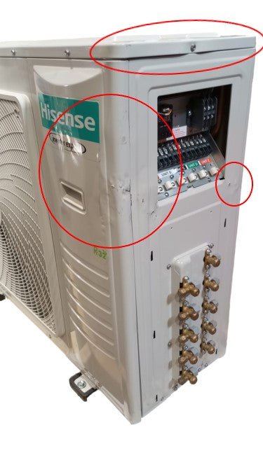 hisense area occasioni 2559 unita esterna hisense motore multisplit 5amw105u4rqc penta split r 32 classe aa