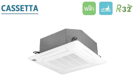 hisense climatizzatore condizionatore hisense a cassetta 42000 btu auc125ur4rhb4 r 32 wi fi optional con telecomando e pannello incluso novita