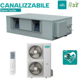 hisense climatizzatore condizionatore hisense canalizzato canalizzabile hsp inverter 85000 btu aud250ux4rph8 trifase r 32 wi fi optional con comando a filo e telecomando di serie