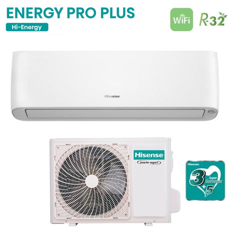 hisense climatizzatore condizionatore hisense inverter serie hi energy 9000 btu qe25xv2ag r 32 wi fi integrato classe aa novita