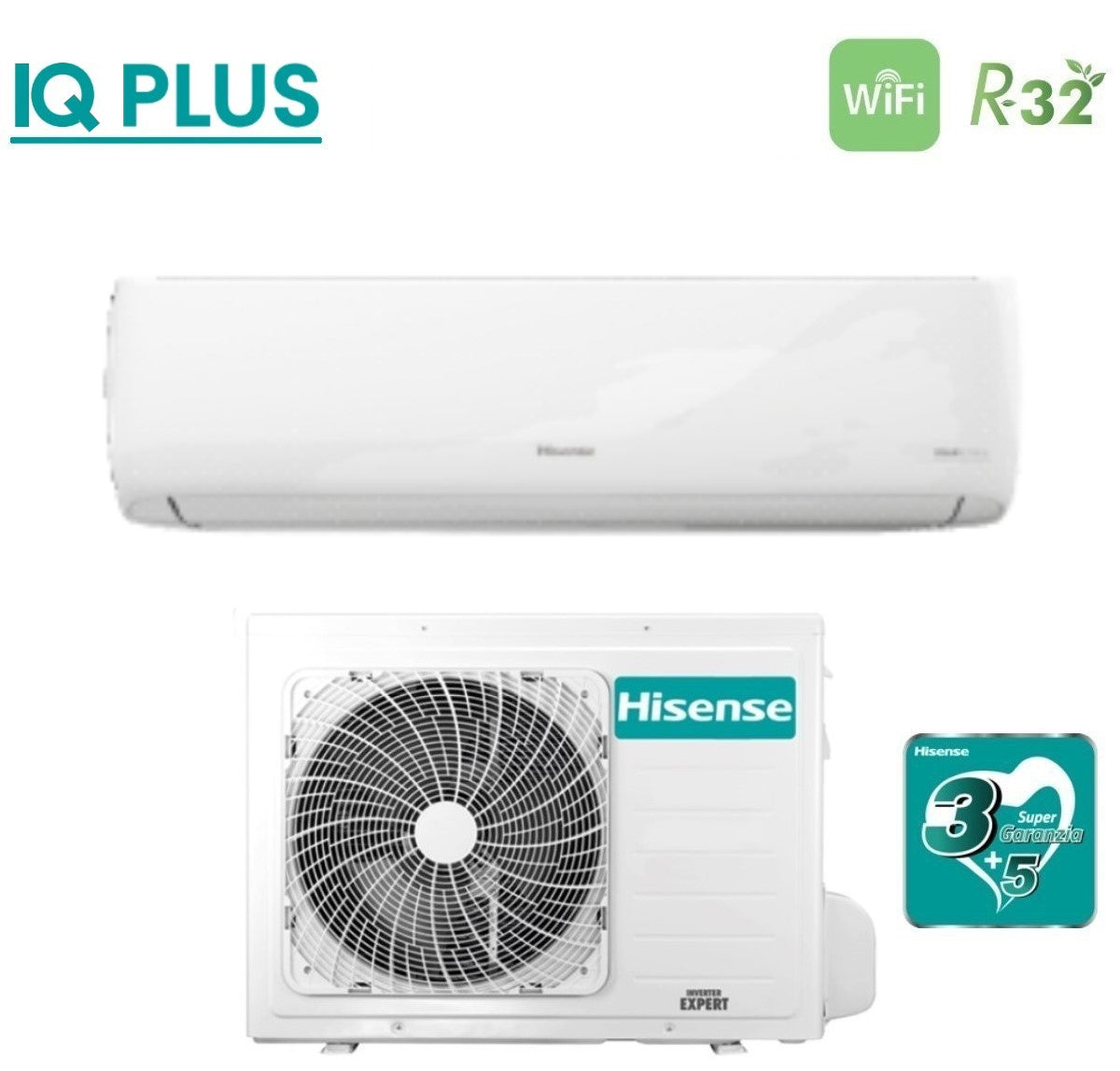 hisense climatizzatore condizionatore hisense inverter serie iq plus 9000 btu cjmr0901g r 32 wi fi integrato aa