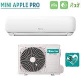 hisense climatizzatore condizionatore hisense inverter serie mini apple pro 12000 btu kg35mr01g qe35xv2xw r 32 wi fi integrato aa