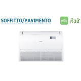 hisense climatizzatore condizionatore hisense inverter soffittopavimento 30000 btu auv90ur4ra4 r 32 wi fi optional con telecomando di serie
