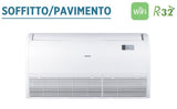 hisense climatizzatore condizionatore hisense inverter soffittopavimento 48000 btu auv140ur4rc4 r 32 wi fi optional trifase con telecomando di serie