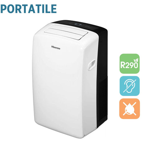 hisense climatizzatore condizionatore hisense portatile 9000 btu aph09 con gas r290